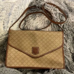 Vintage Celine macadam cross body bag!